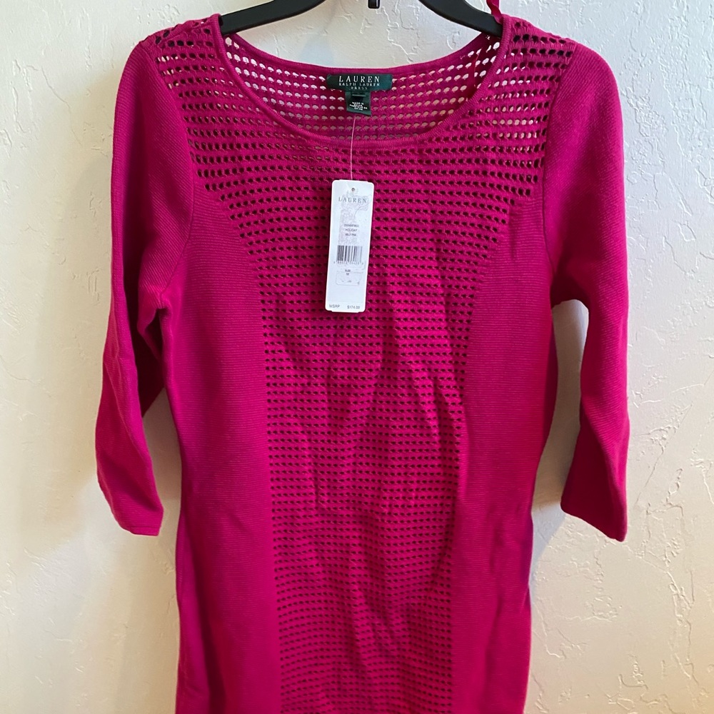 Pink Ralph Lauren formal dress